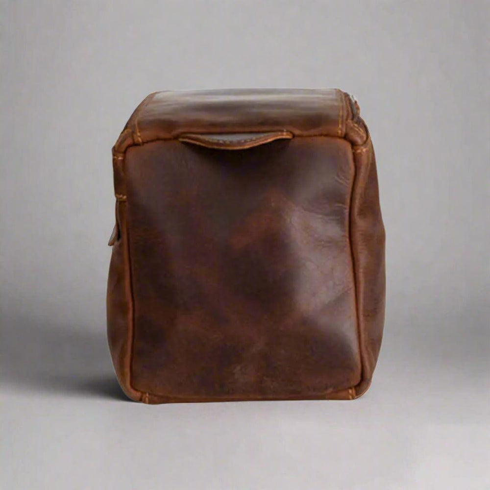 Trousse de toilette de voyage en cuir Greenwood DarwinEX-STOCK Canada