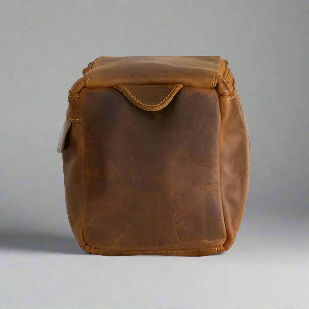 Trousse de toilette de voyage en cuir Greenwood DarwinEX-STOCK Canada
