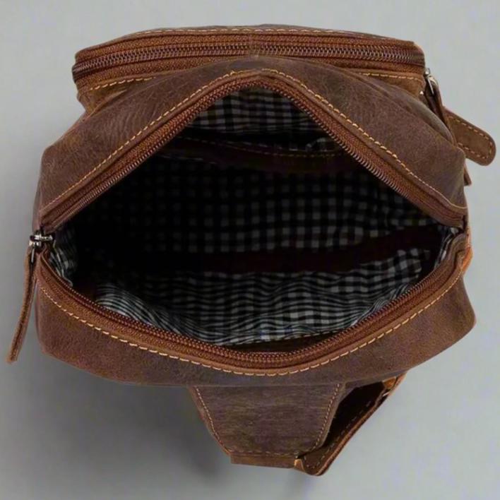 Greenwood Leder Hamilton Umhängetasche RucksackEX-STOCK Canada