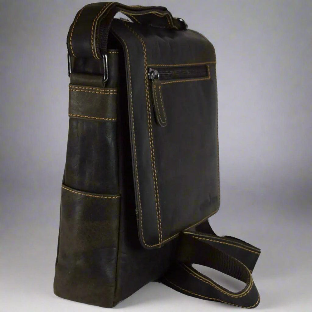Greenwood Leather Henry Mini-Messenger Bag EX-STOCK Canada