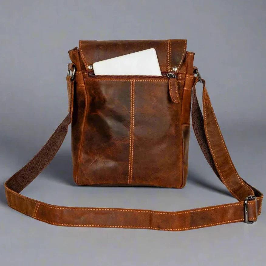 Greenwood Leather Henry Mini-Messenger Bag EX-STOCK Canada