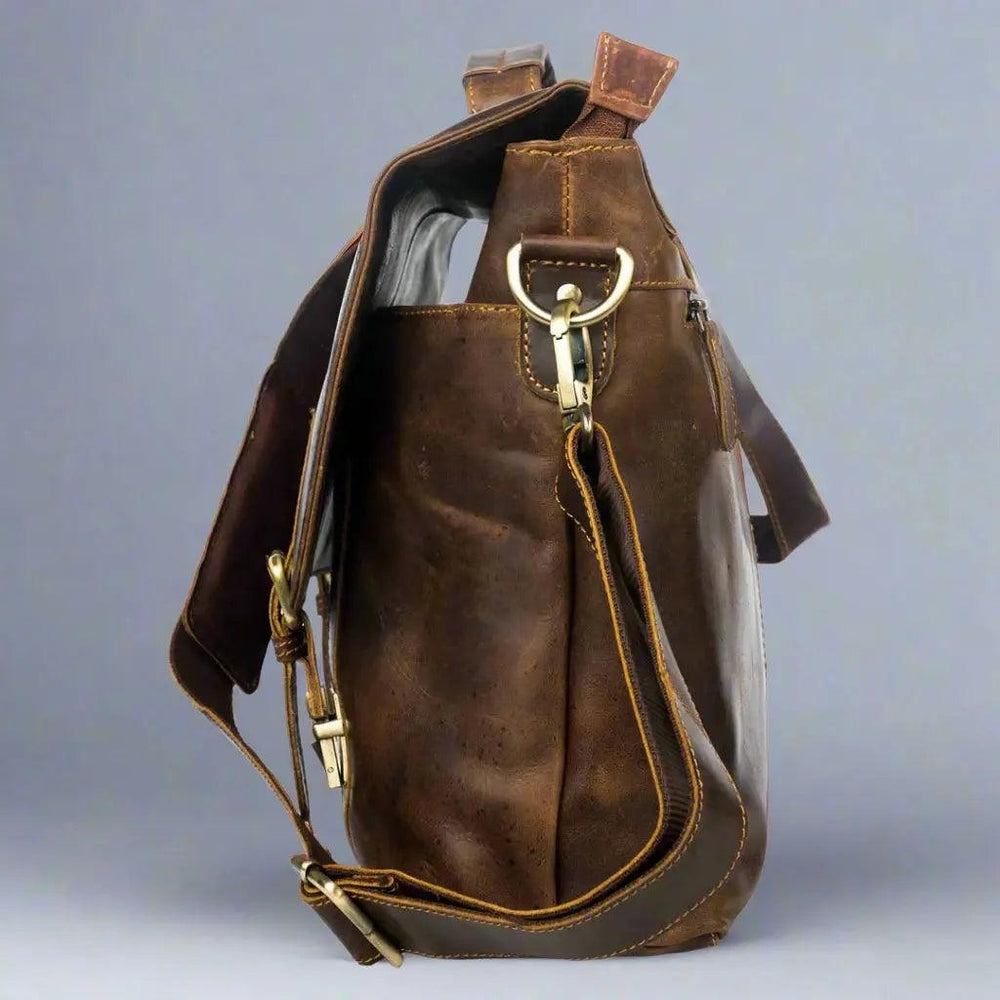 Sac pour ordinateur portable en cuir Greenwood