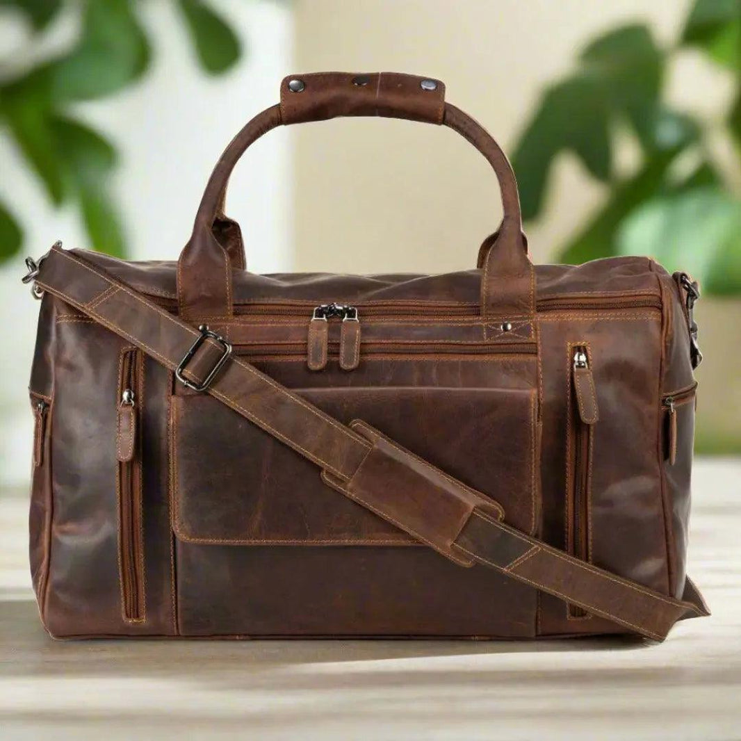 Greenwood Leather Regina Large Travel Duffle Bag EX-STOCK Canada