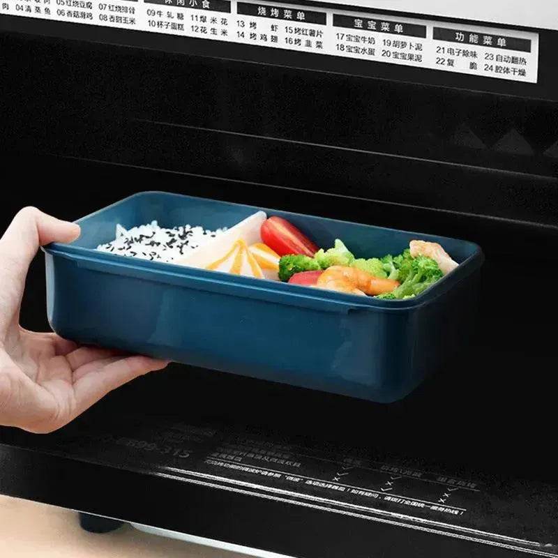 Boîte à déjeuner à compartiments pour enfants Ensemble de boîtes à déjeuner Ins Étudiant Employé de bureau Boîte à déjeuner isolée Boîte en plastique scellée pour garder les aliments frais - EX-STOCK Canada