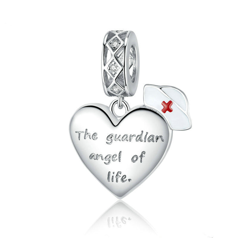 Guardian Angel Pendant Charm Silver 925 Bracelet accessories EX-STOCK Canada