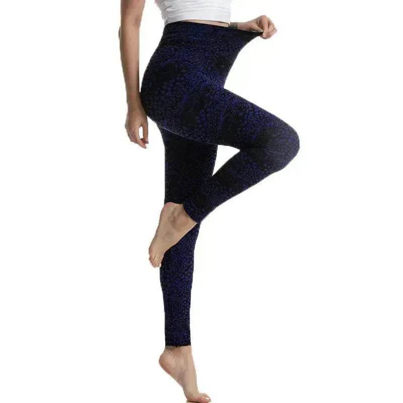 Gym High Waist Leopard Print Leggings - EX-STOCK Canada