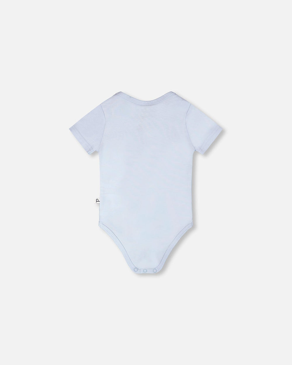 Evolutive Organic Cotton Jersey Onesie Sky Blue