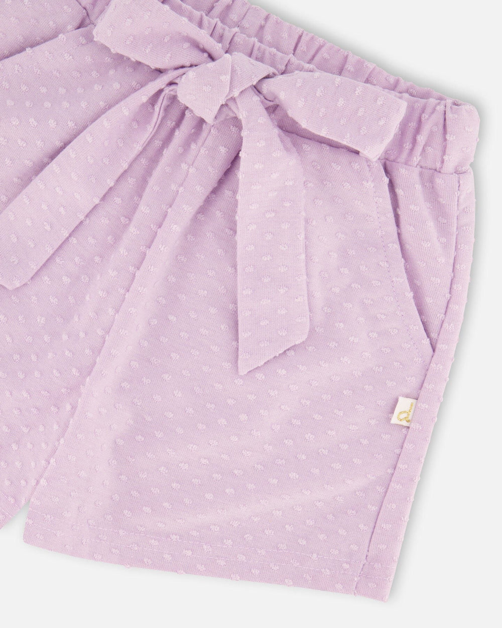 Shorts en jersey lavande