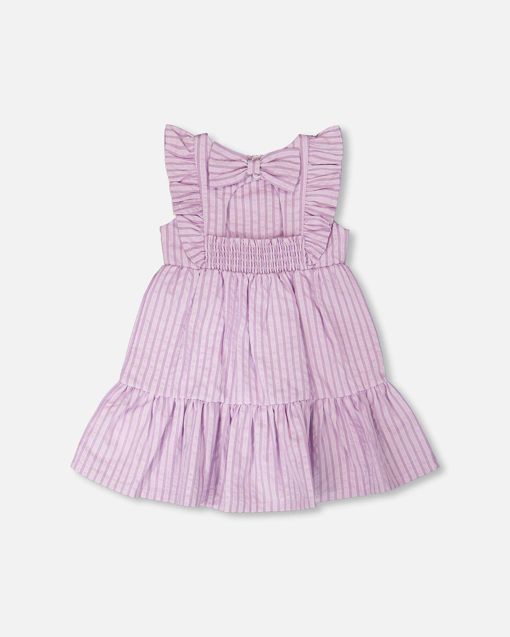 Robe rayée lavande