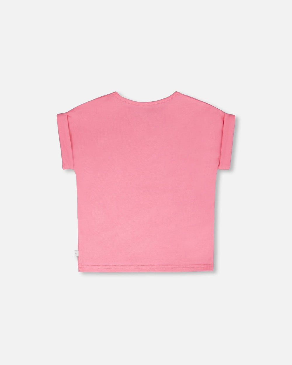 T-shirt en jersey de coton biologique rose