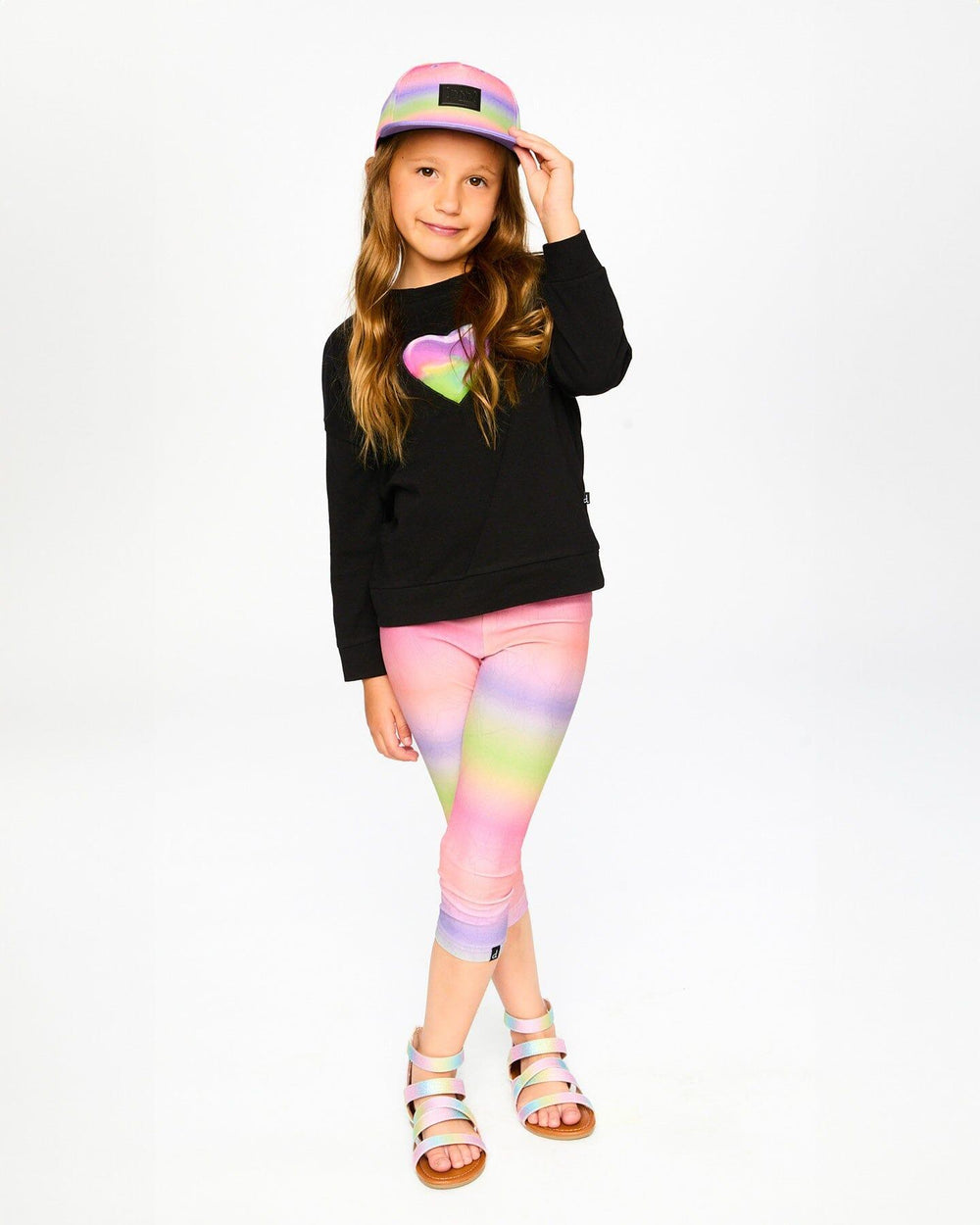 Organic Cotton Jersey Long Sleeve T-Shirt Black
