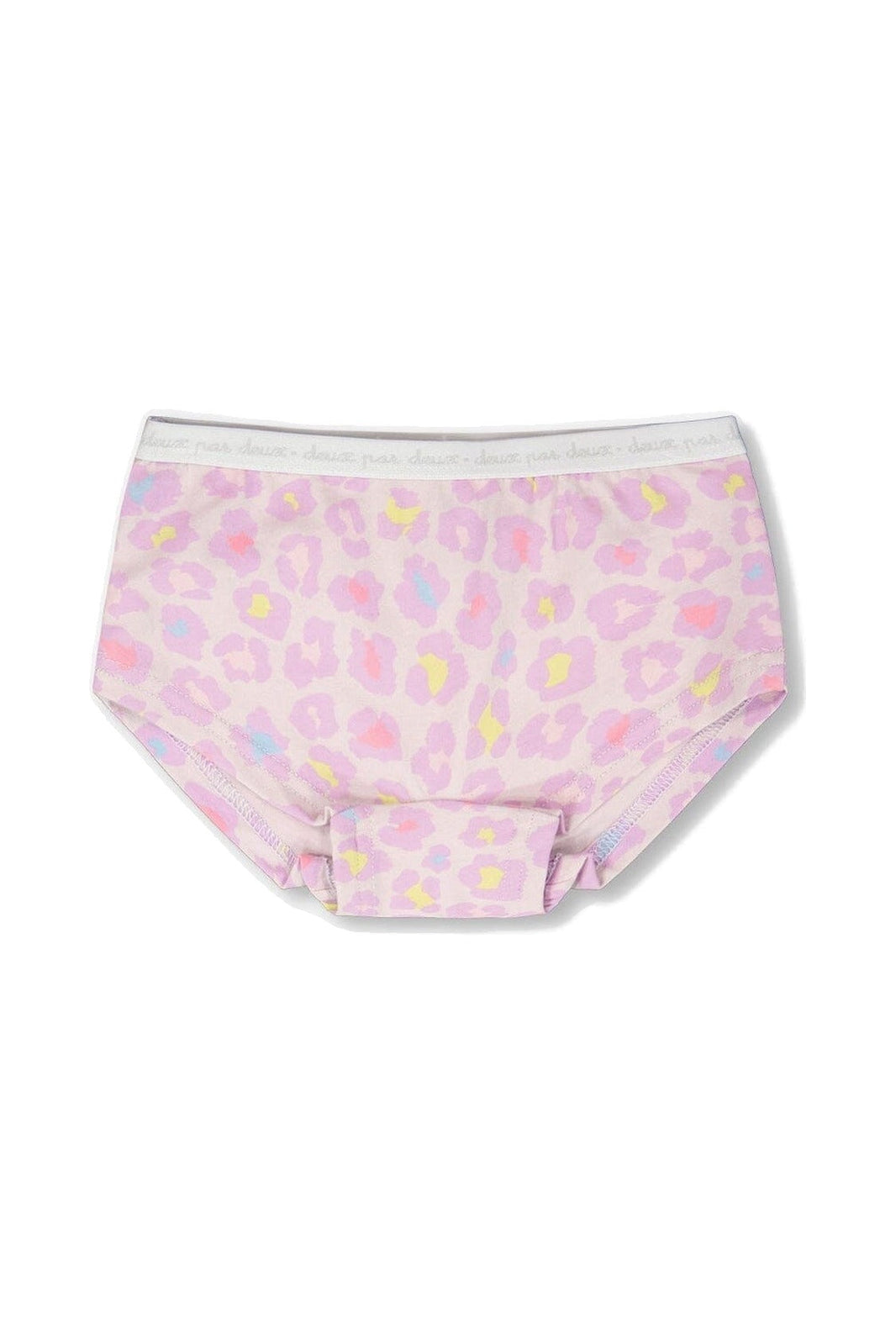 Organic Cotton Boyshort Panty Purple Animal Print