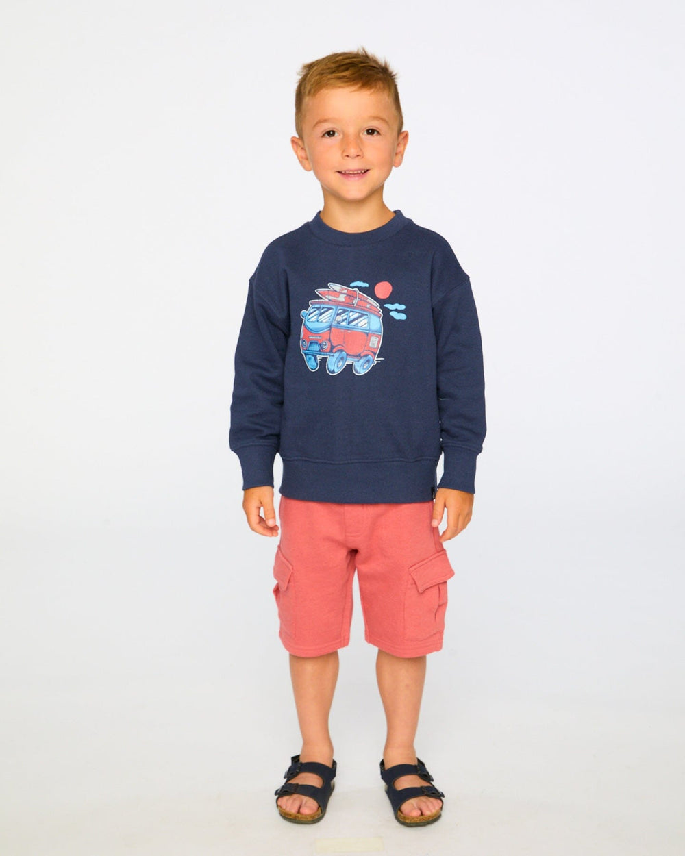 Shorts French Terry Brique