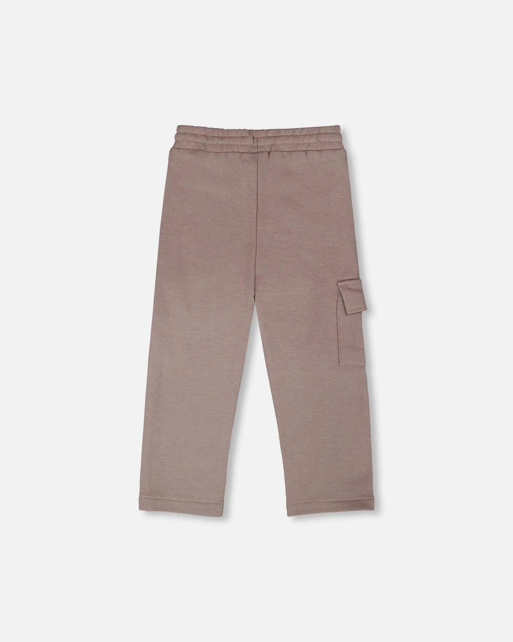 French Terry Sweatpants With Cargo Pocket Taupe