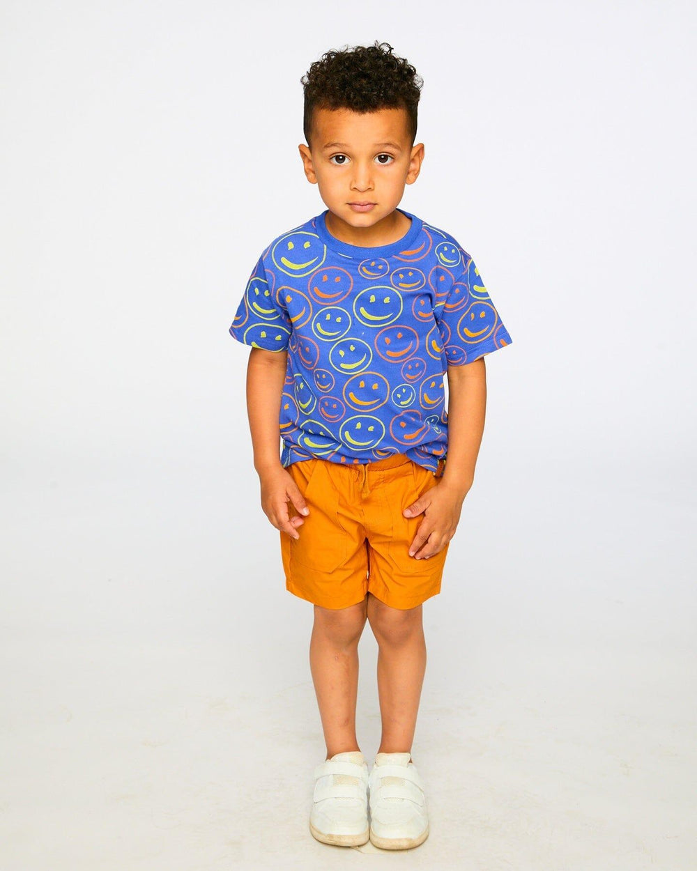 Shorts Parachute Avec Poches Plaquées Orange Brûlé