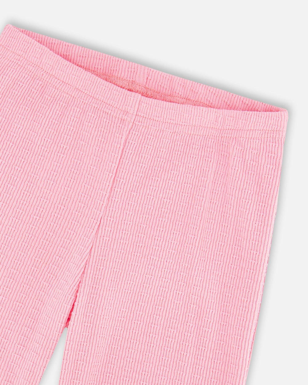 Leggings en jersey froncé rose