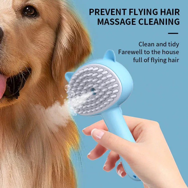 Hair Cleaning Brush With Mist Multifunctional Cat Grooming Brush Rechargeable Self Cleaning Slicker Brush For Pets Dogs & Catsb Pet Products EX-STOCK Canada