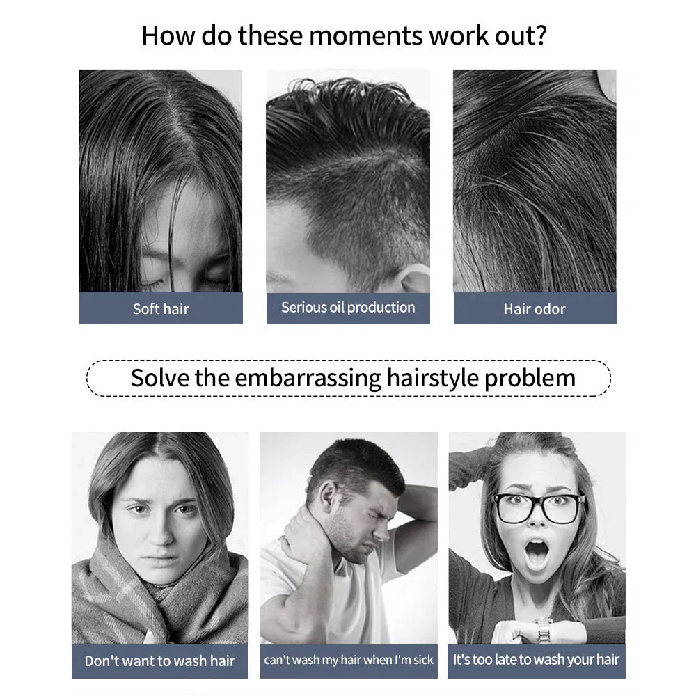 Poudre capillaire duveteuse naturelle rafraîchissante contrôle de l'huileEX-STOCK Canada