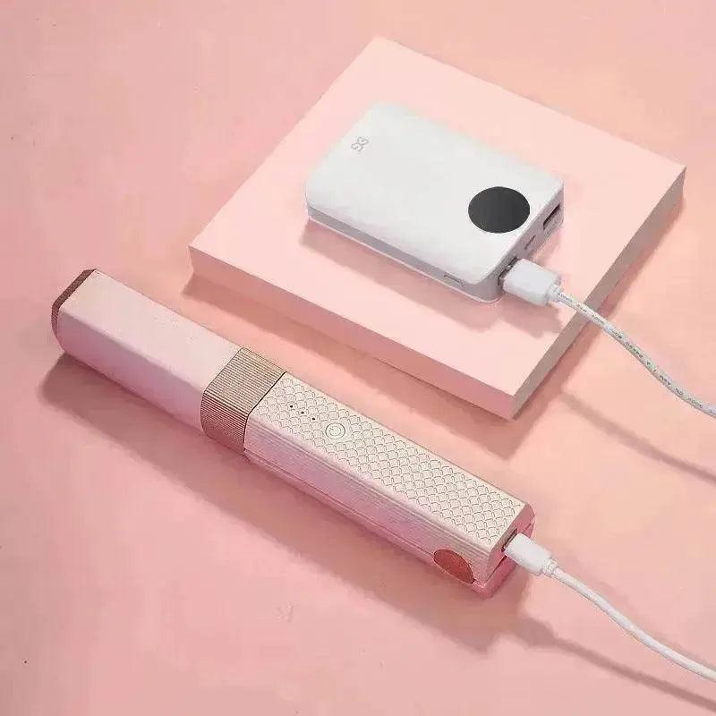 Lisseur à cheveux sans fil USB Lisseur à cheveux mini céramique Fer à friser cheveux 3 températures constantes Fer plat portable pour voyage - EX-STOCK Canada