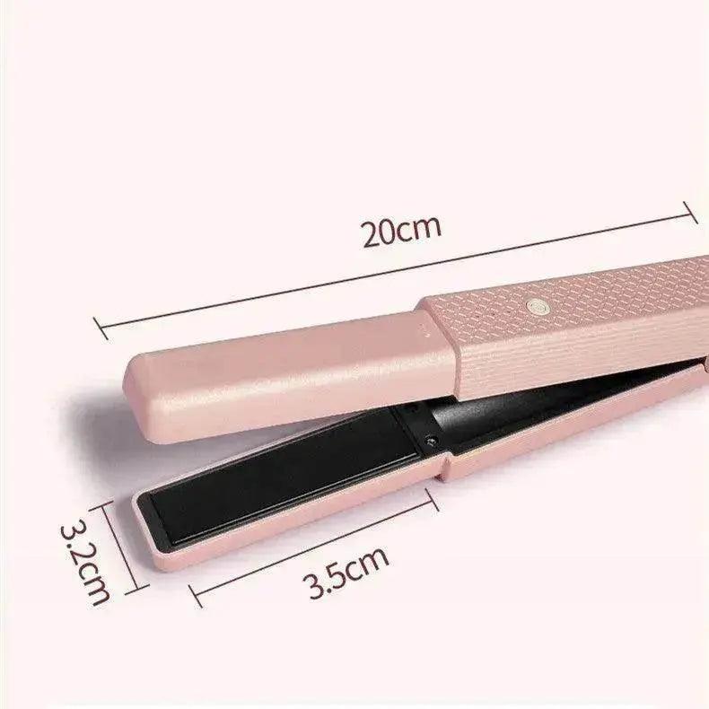 Lisseur à cheveux sans fil USB Lisseur à cheveux mini céramique Fer à friser cheveux 3 températures constantes Fer plat portable pour voyage - EX-STOCK Canada
