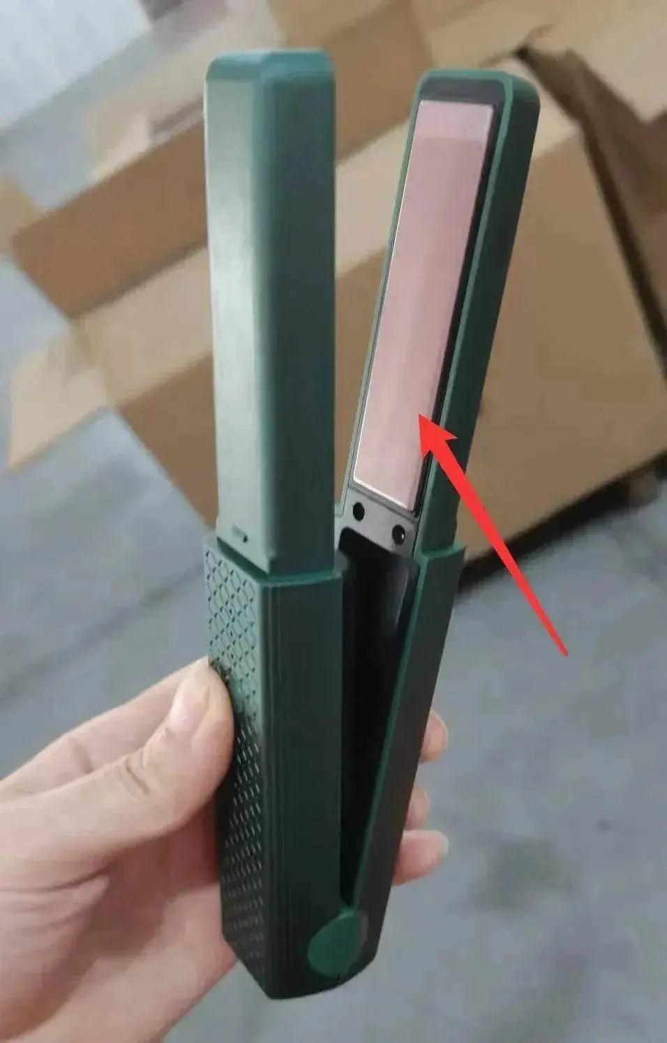 Lisseur à cheveux sans fil USB Lisseur à cheveux mini céramique Fer à friser cheveux 3 températures constantes Fer plat portable pour voyage - EX-STOCK Canada
