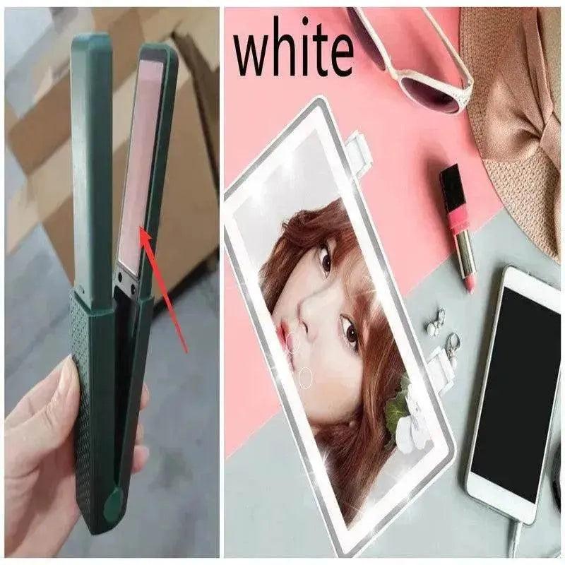 Lisseur à cheveux sans fil USB Lisseur à cheveux mini céramique Fer à friser cheveux 3 températures constantes Fer plat portable pour voyage - EX-STOCK Canada