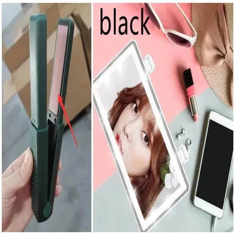 Lisseur à cheveux sans fil USB Lisseur à cheveux mini céramique Fer à friser cheveux 3 températures constantes Fer plat portable pour voyage - EX-STOCK Canada