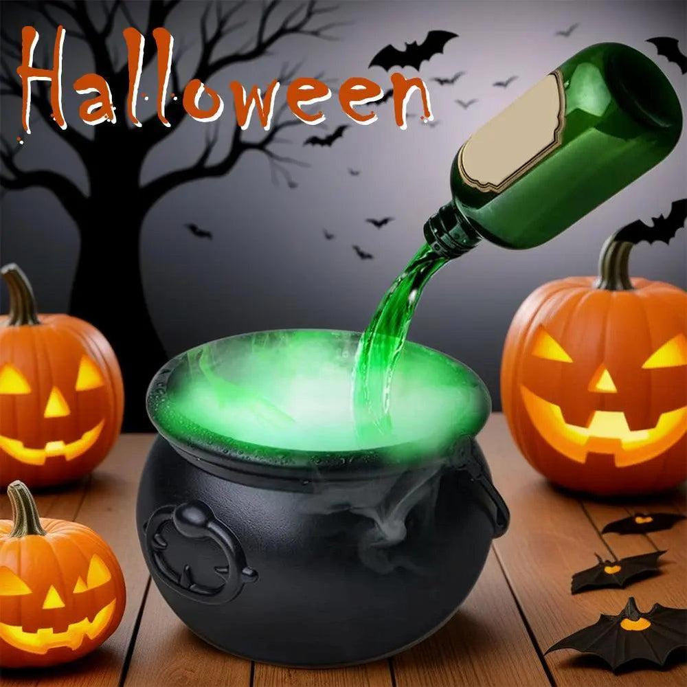 Halloween Black Wizard Bowl Magic Float Bottle And Diffuser Indoor Home Bar Magic Party Horror Ghost Props Halloween Decoration - EX-STOCK Canada