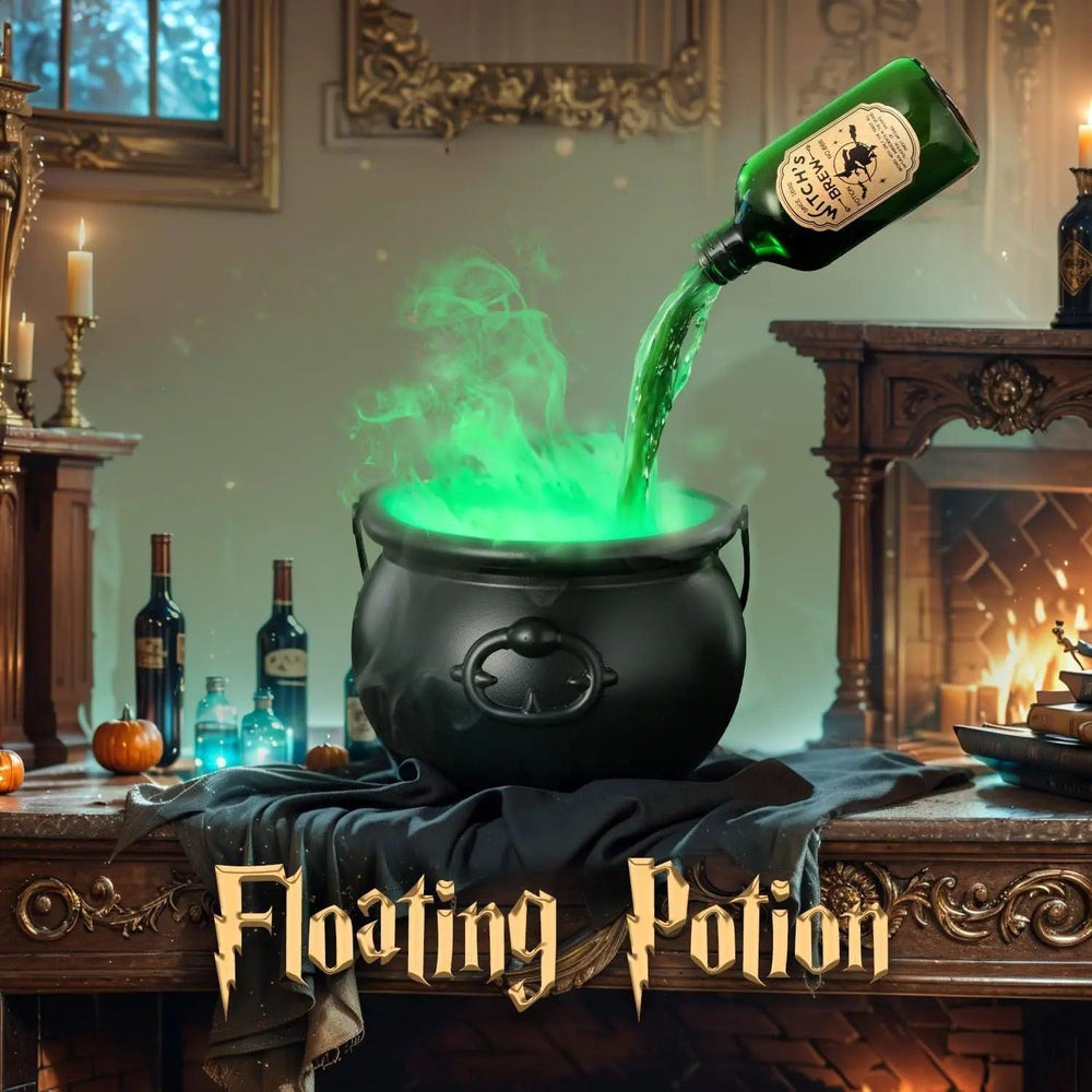 Halloween Black Wizard Bowl Magic Float Bottle And Diffuser Indoor Home Bar Magic Party Horror Ghost Props Halloween Decoration - EX-STOCK Canada