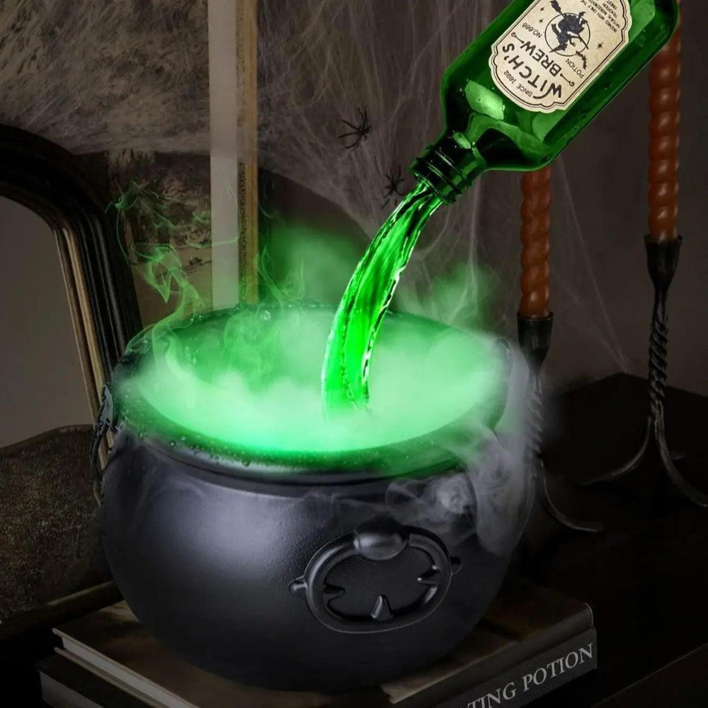 Halloween Black Wizard Bowl Magic Float Bottle And Diffuser Indoor Home Bar Magic Party Horror Ghost Props Halloween Decoration - EX-STOCK Canada