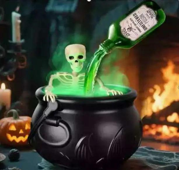Halloween Black Wizard Bowl Magic Float Bottle And Diffuser Indoor Home Bar Magic Party Horror Ghost Props Halloween Decoration - EX-STOCK Canada