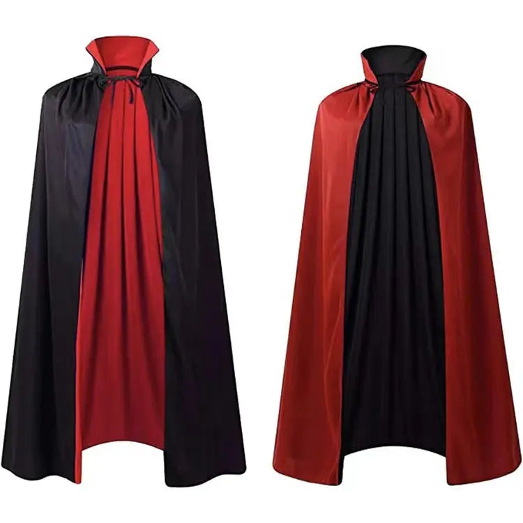 Halloween Cloak Costumes Wizard Cloak For Children Hooded Capes Mantle Black Party Decoration - EX-STOCK Canada