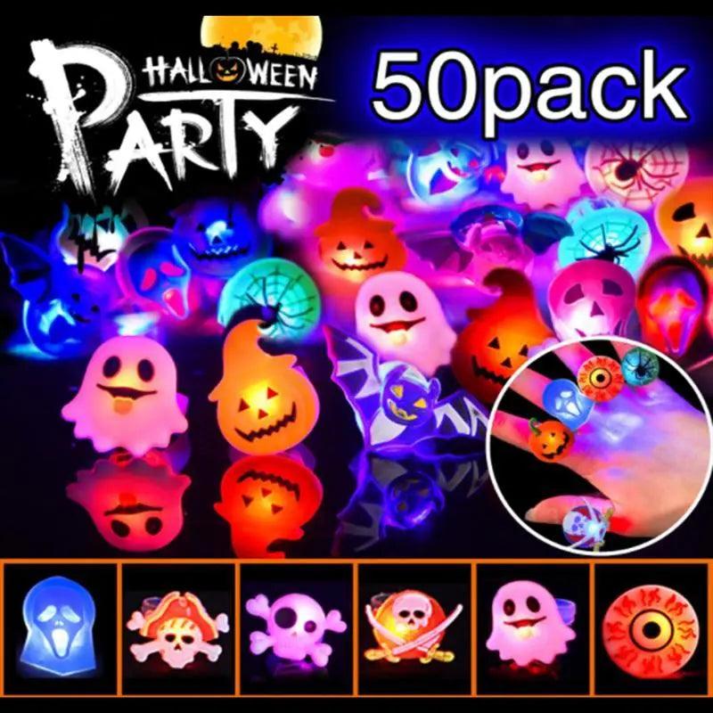 Halloween Decorations Halloween Glowing Brooch Ring - EX-STOCK Canada