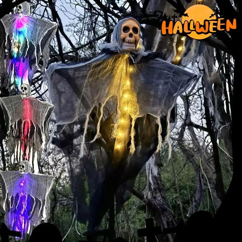 Décorations d'Halloween Horreur Fantôme Suspendu Crâne Squelette Accessoire Parfait Pour Maison Jardin Extérieur Fournitures de Fête Décorations de Festival - EX-STOCK Canada