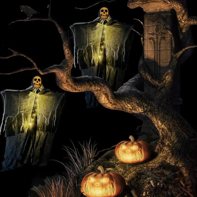 Halloween Decorations Horror Hanging Ghost Skull Skeleton Prop Perfect For Home Outdoor Yard Party Supplies Festival Decorations - EX-STOCK Canada