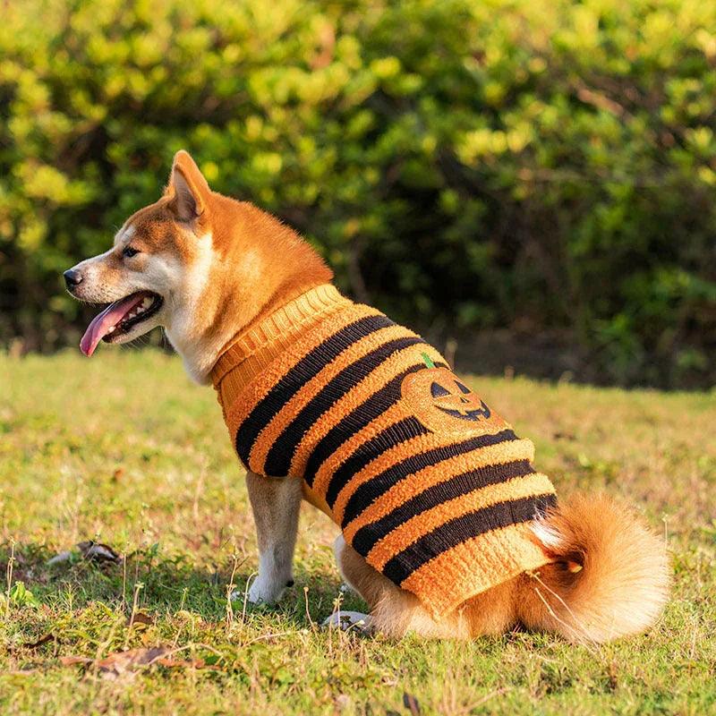 Halloween Dog Sweaters Pet Costume Teddy Warm Leisure Sweater Cosplay Clothes For Dogs Pets Outfits EX-STOCK Canada