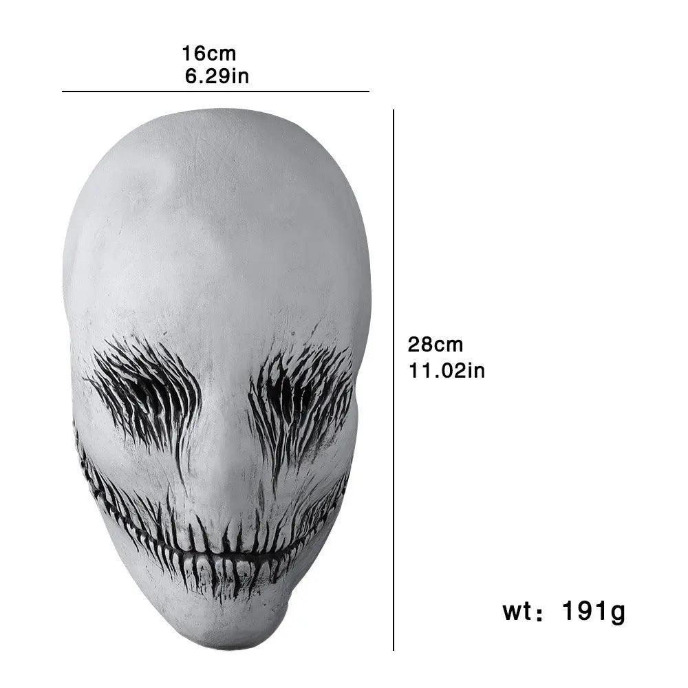 Halloween Ghost Latex Mask Masquerade Party Horror Headgear - EX-STOCK Canada