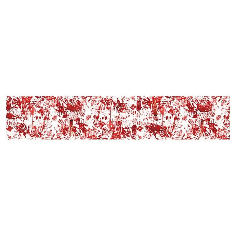 Halloween Horror Bloody Hand Printed Tablecloth Decoration - EX-STOCK Canada