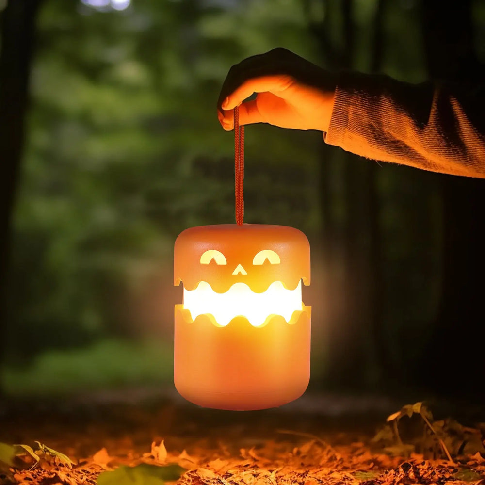 Halloween Pumpkin Lamp Foldable Portable Small Night Lamp - EX-STOCK Canada