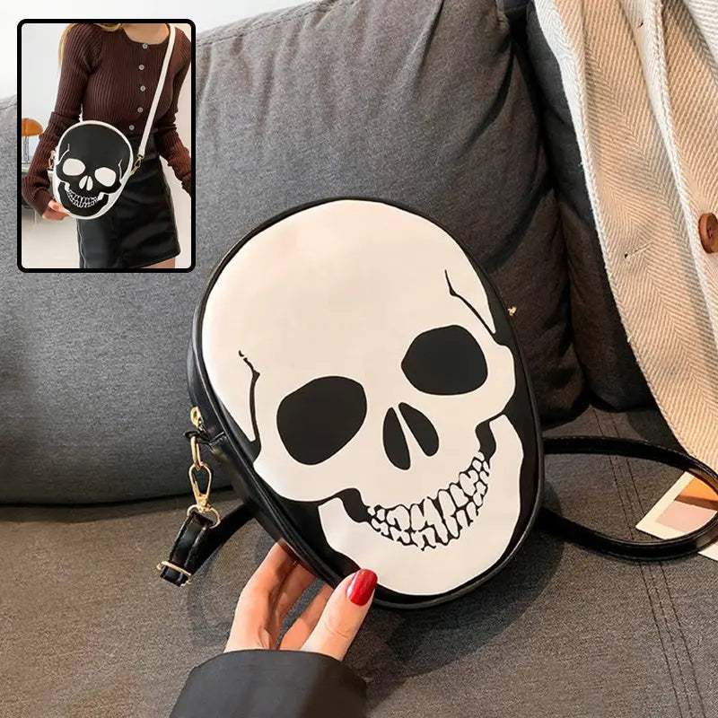 Halloween Skull Shoulder Bag Personality Funny Messenger Bag Kids Couples Outdoor Small Phone Bag For Women - EX-STOCK Canada