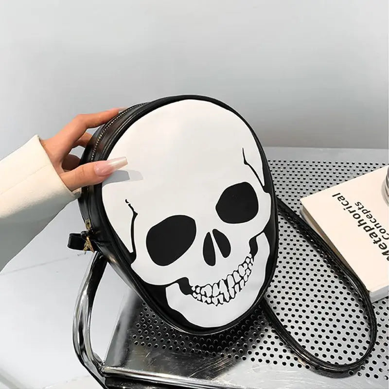 Halloween Skull Shoulder Bag Personality Funny Messenger Bag Kids Couples Outdoor Small Phone Bag For Women - EX-STOCK Canada