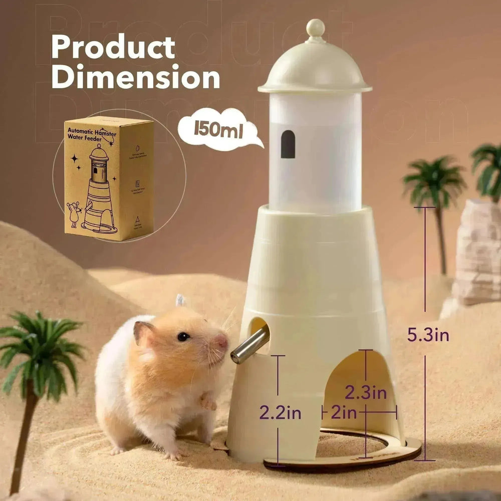 Bouteille d'eau pour hamster + support et cachette : 150 ml - EX-STOCK CANADA