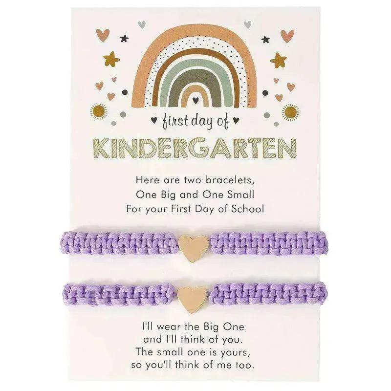 Hand Weaving Golden Love Bracelet - EX-STOCK Canada