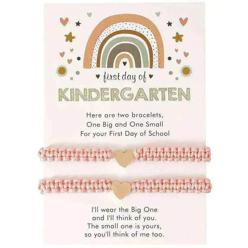 Hand Weaving Golden Love Bracelet - EX-STOCK Canada