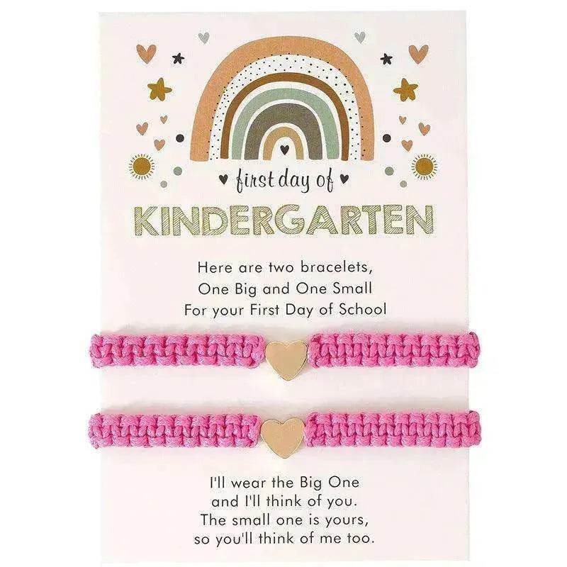 Hand Weaving Golden Love Bracelet - EX-STOCK Canada