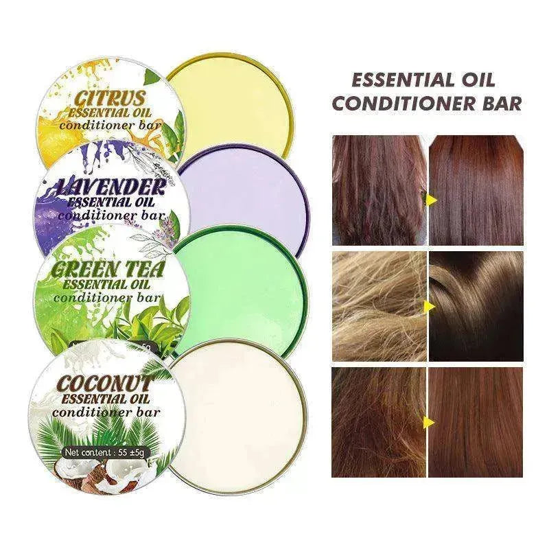 Savon à cheveux biologique sain fait à la main dans une boîte en aluminium - EX-STOCK Canada