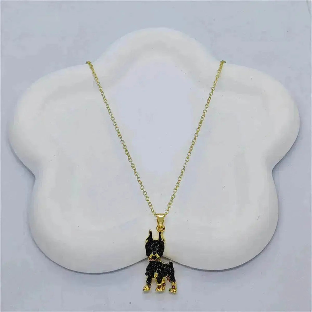 Handsome Doberman Pinscher Pendant Necklace Exquisite - EX-STOCK Canada