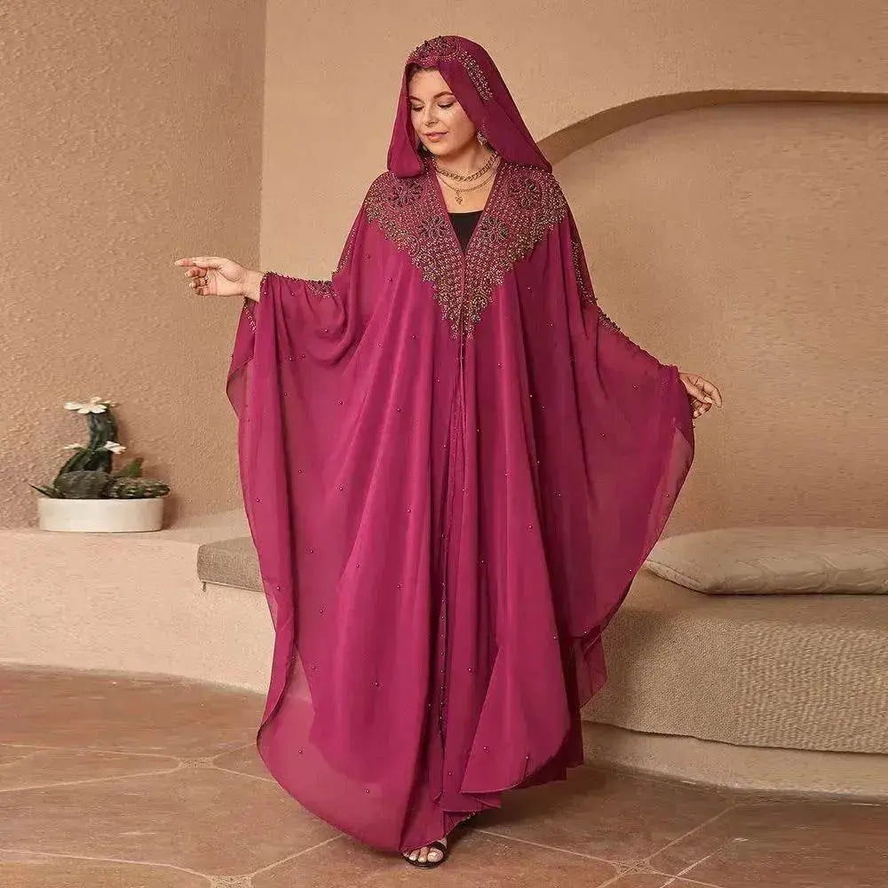 High-definition Arab Shawl Hooded Cloak - EX-STOCK Canada