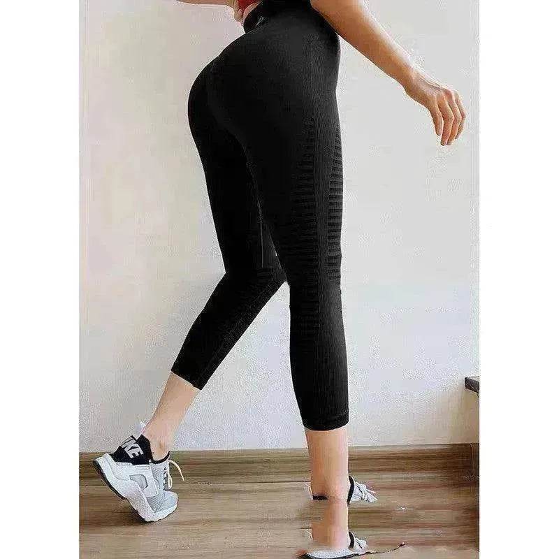 High-rise 7/8 leggings: Seamless, stretchy, dry, and breathable! - EX-STOCK Canada