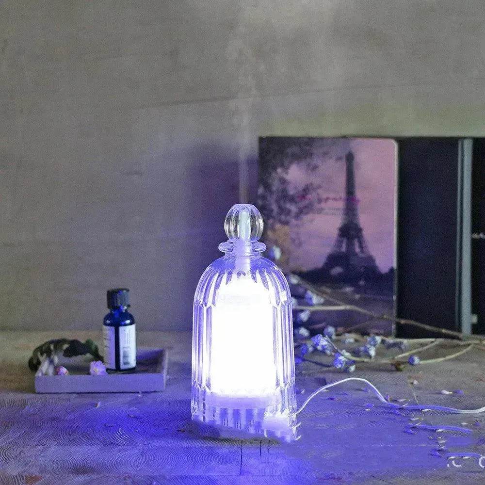 Home Appliances Ultrasonic Atomizing Humidifier Home Desktop Silent Bedroom Essential Oil Diffuser Aroma Diffuser Lamp - EX-STOCK Canada